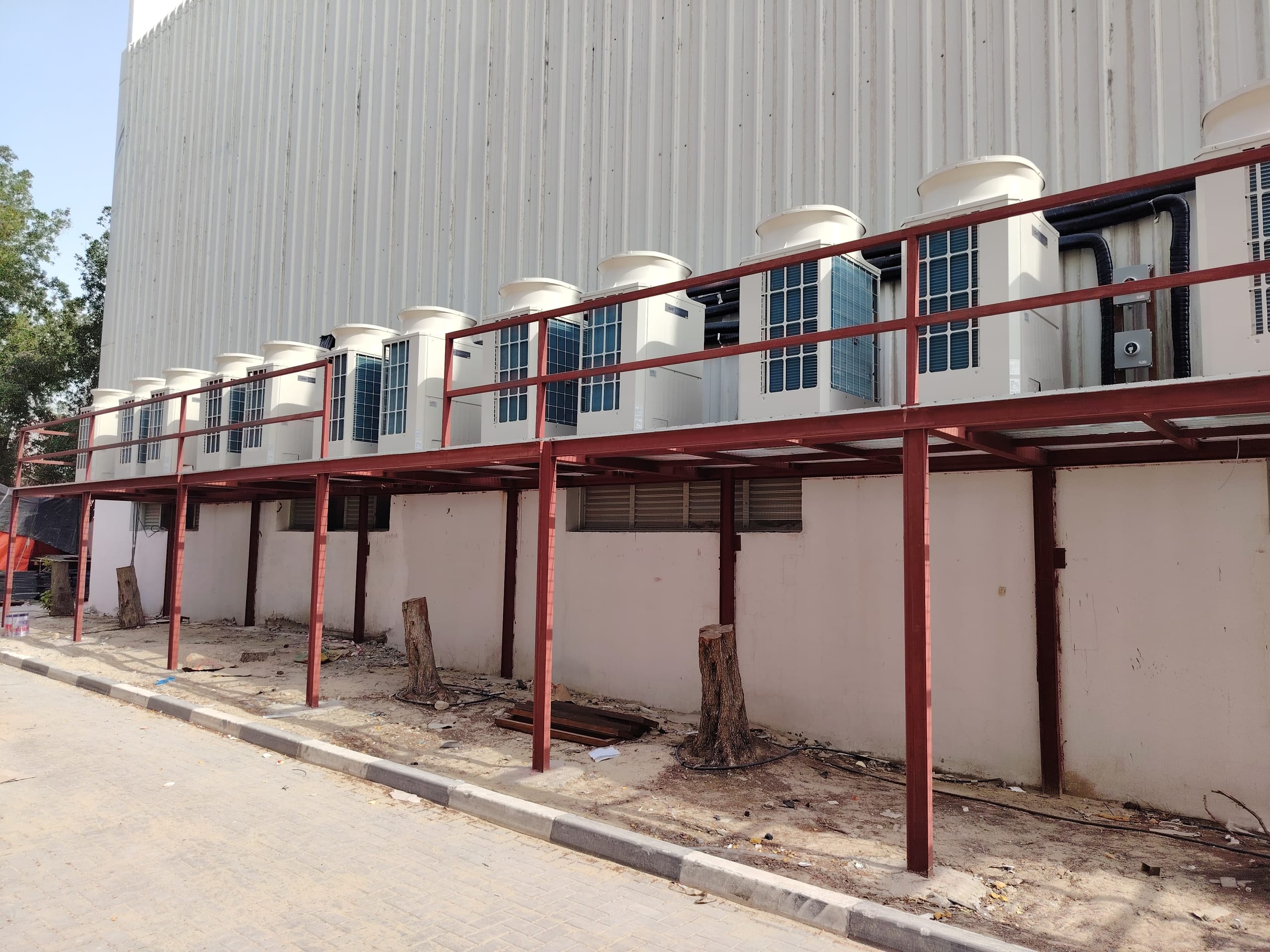 MEP Works — Sterling Perfumes, Armaf — MEP works including the installation of a 10-ton air-conditioning outdoor unit